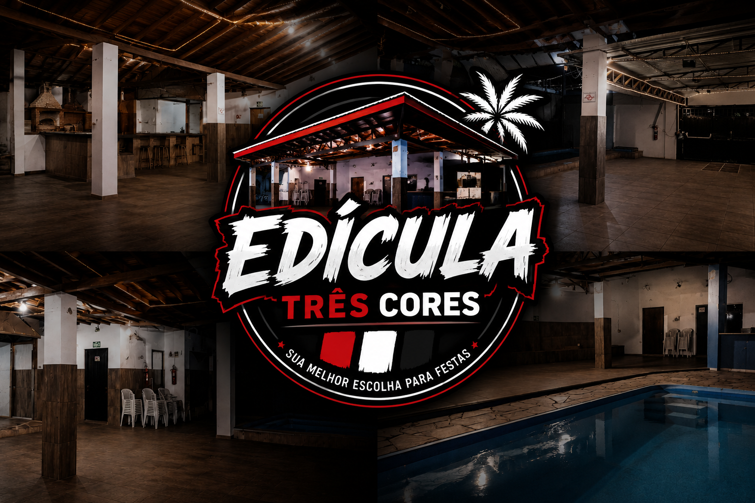 Edícula Três Cores — sua melhor escolha para festas